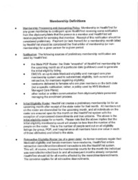 Membership Paper, Page 1 Membership Paper, Page 1
