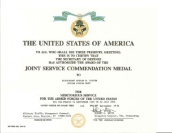 Joint Service Commendation Medal Joint Service Commendation Medal