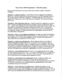 Description of Passive RFID Costing Model, Page 1 Description of Passive RFID Costing Model, Page 1