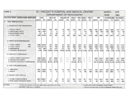 Monthly Management Report, Page 2, Clinic Visit Performance Monthly Management Report, Page 2