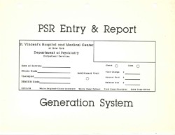 PSR System, Technical Documentation, Cover Page PSR System, Technical Documentation, Cover Page