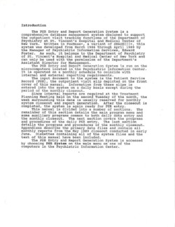 PSR System, Technical Documentation, Page 2, Introduction PSR System, Technical Documentation, Page 2