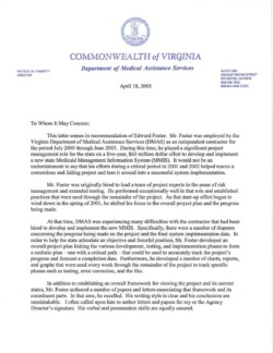 Letter of Recommendation from My Manager Letter of Recommendation from My Manager