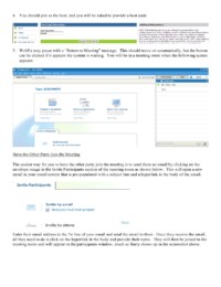 Directions for Using WebEx to do Remote Troubleshooting, page 2 Directions for Using WebEx to do Remote Troubleshooting, page 2