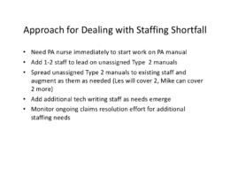 Materials for Jan 2012 Ops Manual Staffing Meeting, page 5 Operations Manual Staffing Meeting Presentation, Slide 4