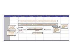 Proposed CSR Activity and Approval Timeline